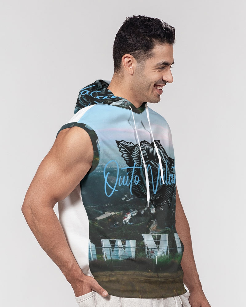 Quito Valantio!Taste of Hollywood Men's Premium Heavyweight Sleeveless Hoodie