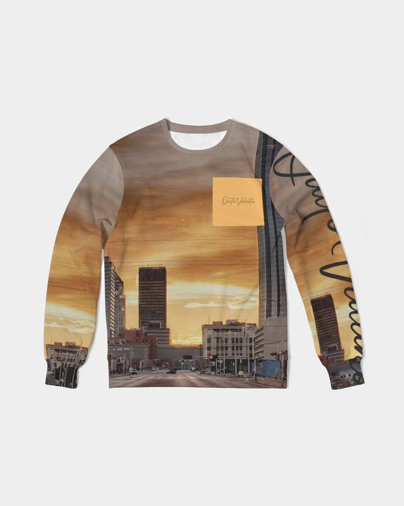 QuitoValantio!"Taste of Oklahoma City"Collection. Men's Classic French Terry Crewneck Pullover