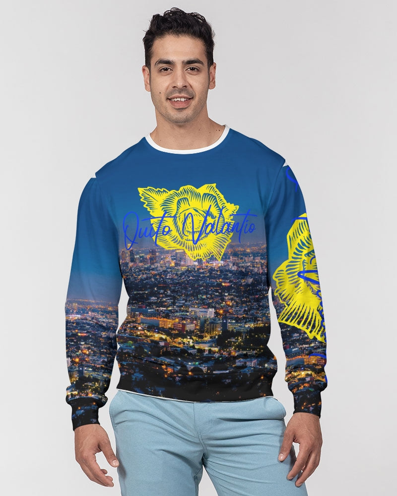 QuitoValantio!A taste of Los Angeles. Men's Classic French Terry Crewneck Pullover