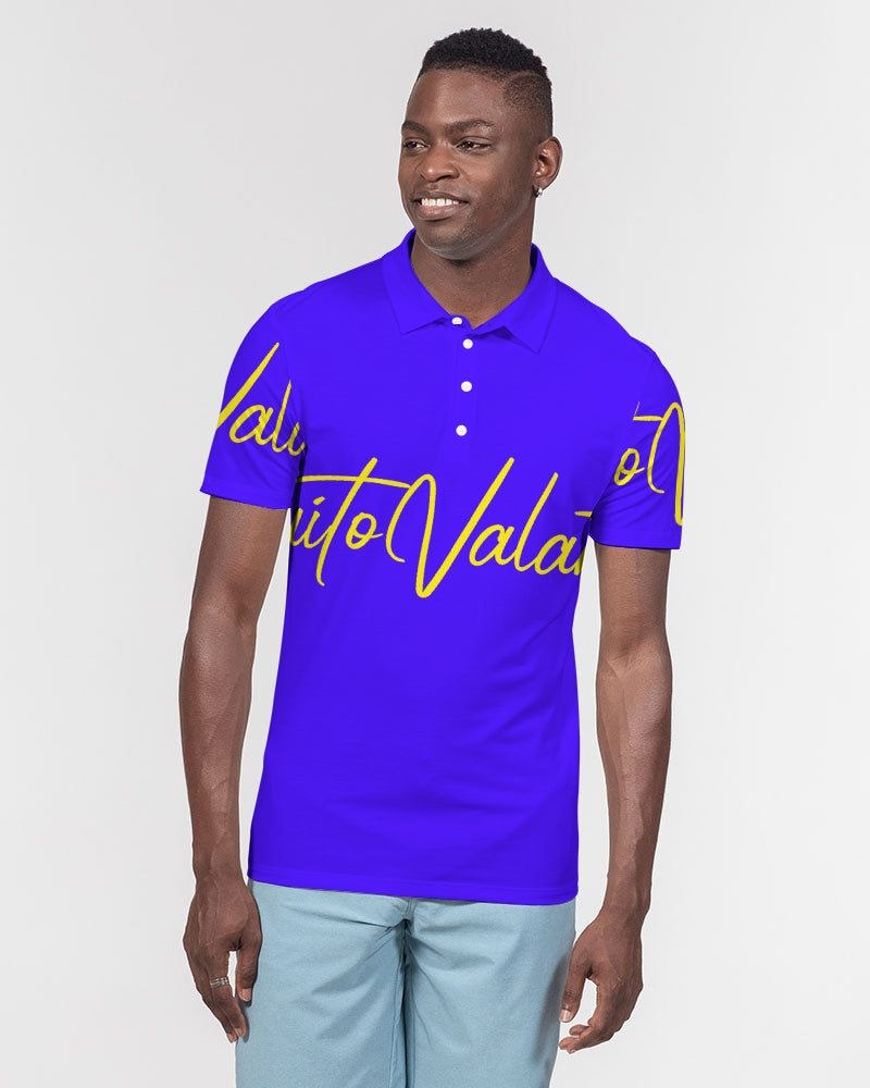 QuitoValantio!"Pacific coast"edition. Men's Slim Fit Short Sleeve Polo