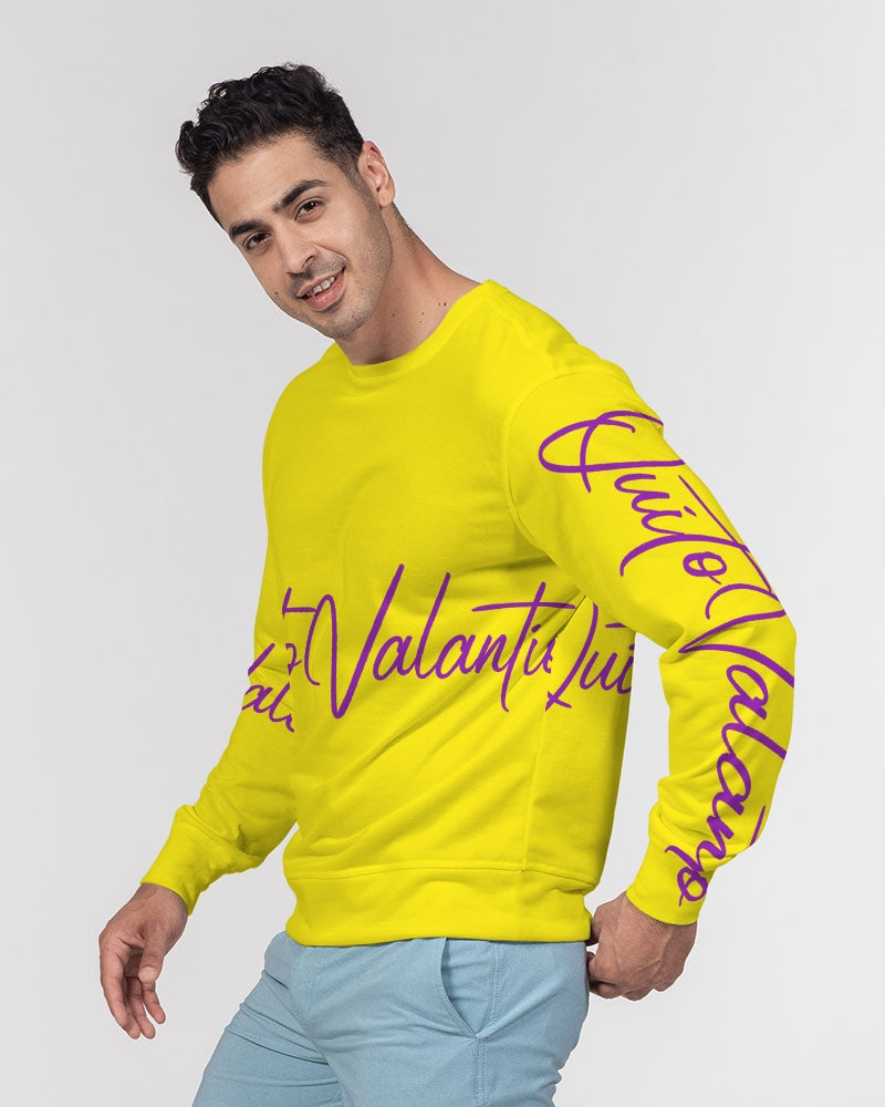 QuitoValantio!"A Taste of L.A." Men's Classic French Terry Crewneck Pullover