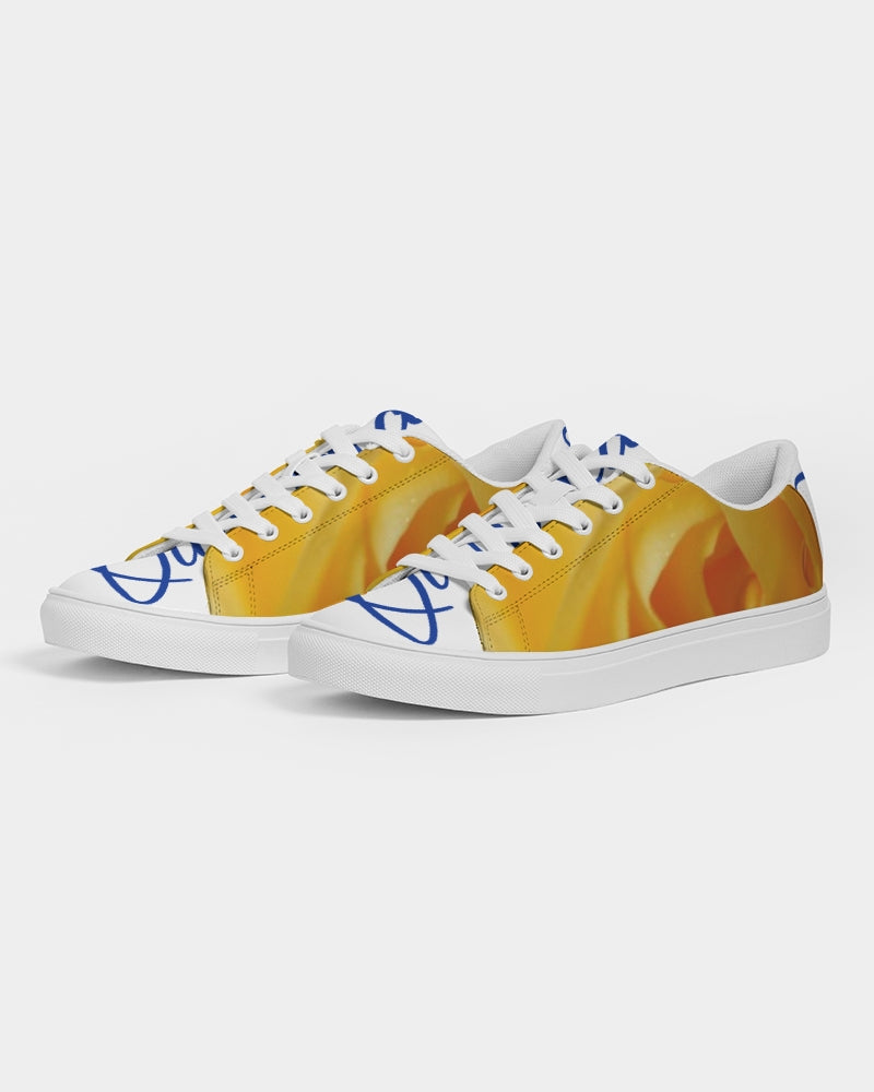 QuitoValantio!"Yellow rose deluxe" Men's Faux-Leather Sneaker