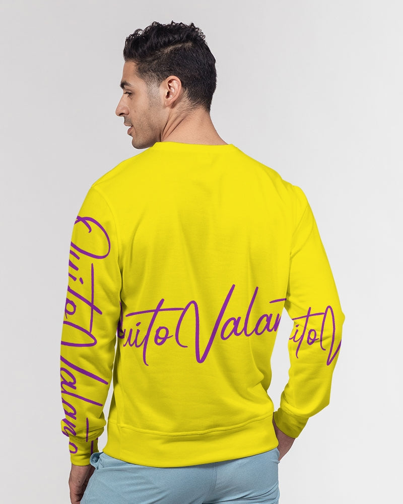 QuitoValantio!"A Taste of L.A." Men's Classic French Terry Crewneck Pullover