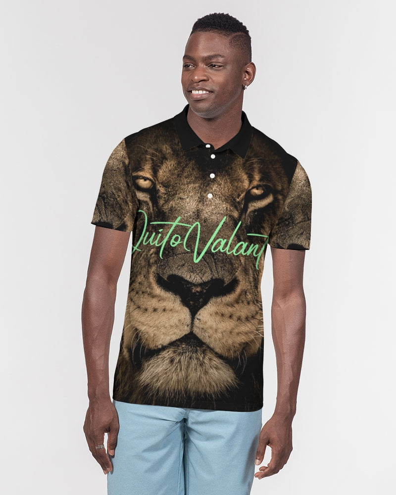 QuitoValantio!"Royalty"edition. Men's Slim Fit Short Sleeve Polo