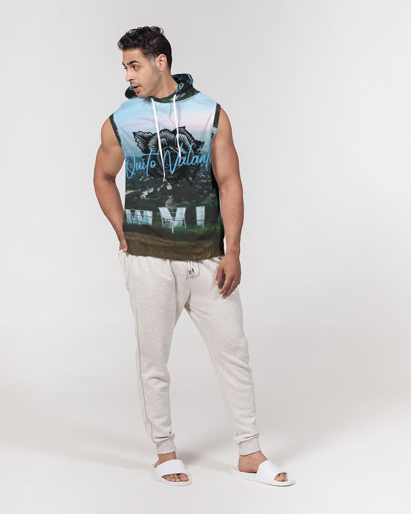 Quito Valantio!Taste of Hollywood Men's Premium Heavyweight Sleeveless Hoodie