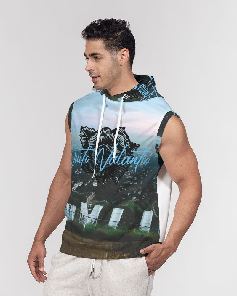 Quito Valantio!Taste of Hollywood Men's Premium Heavyweight Sleeveless Hoodie