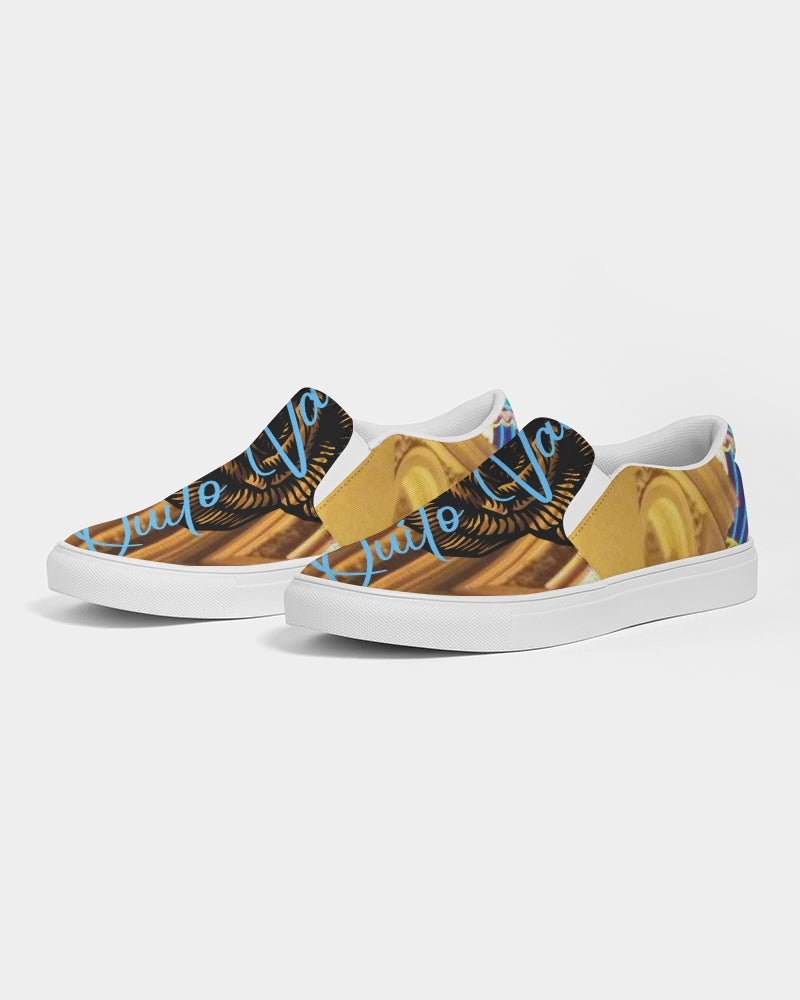 QuitoValantio!Taste of Vegas collection. Men's Slip-On Canvas Shoe