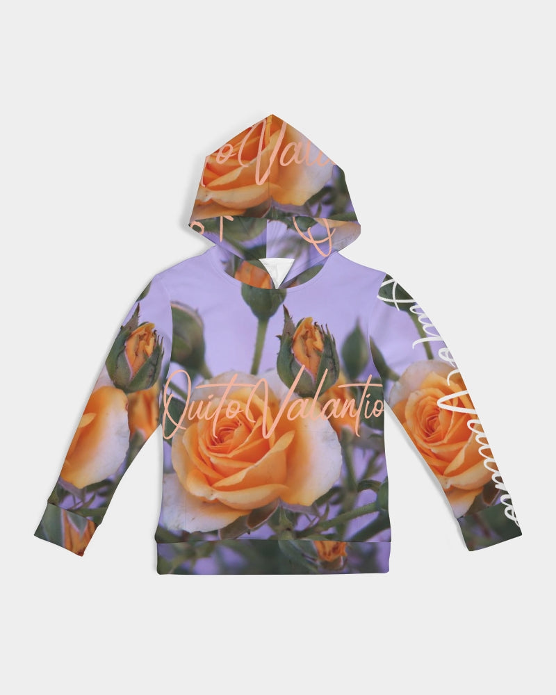 QuitoValantio!"PeachRoses"collections. Kids Hoodie