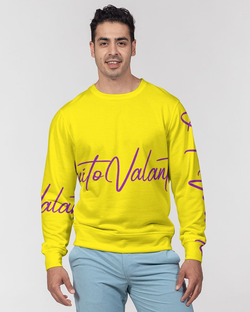 QuitoValantio!"A Taste of L.A." Men's Classic French Terry Crewneck Pullover