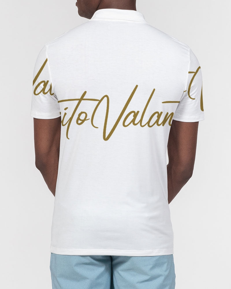 QuitoValantio!"Golden"edition. Men's Slim Fit Short Sleeve Polo