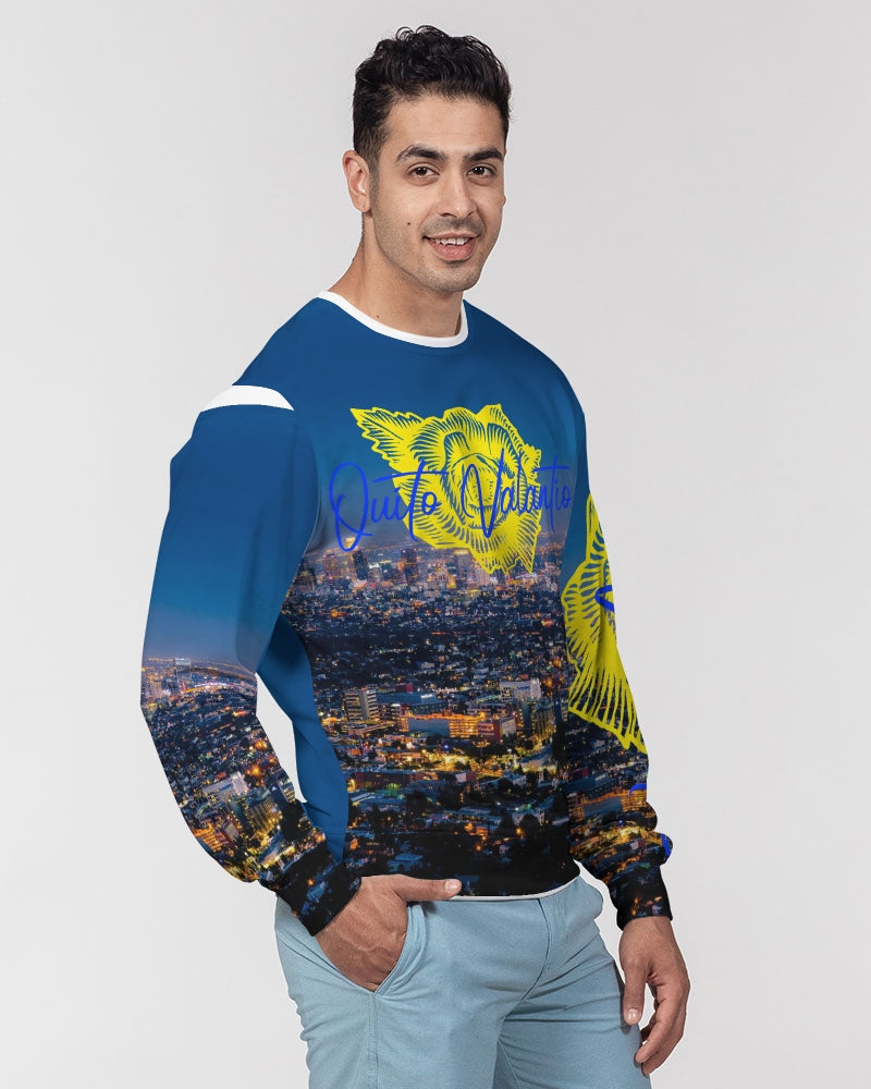 QuitoValantio!A taste of Los Angeles. Men's Classic French Terry Crewneck Pullover