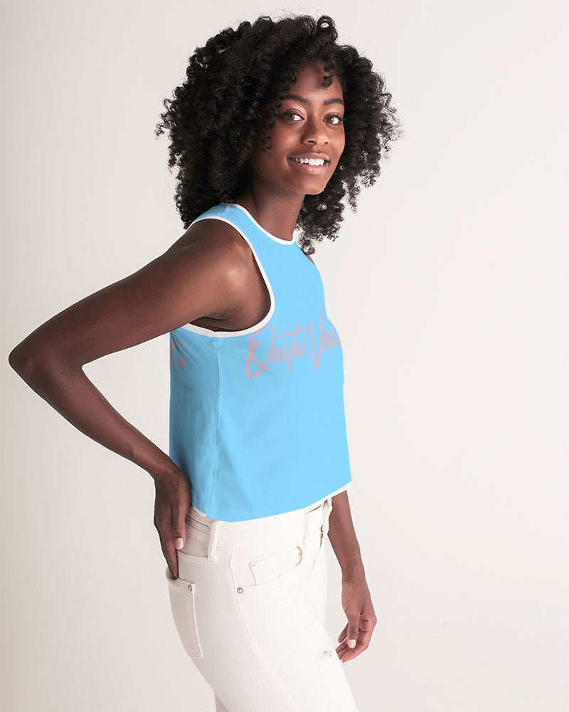 Quito Valantio!"soft tones "collection. Women's Cropped Tank