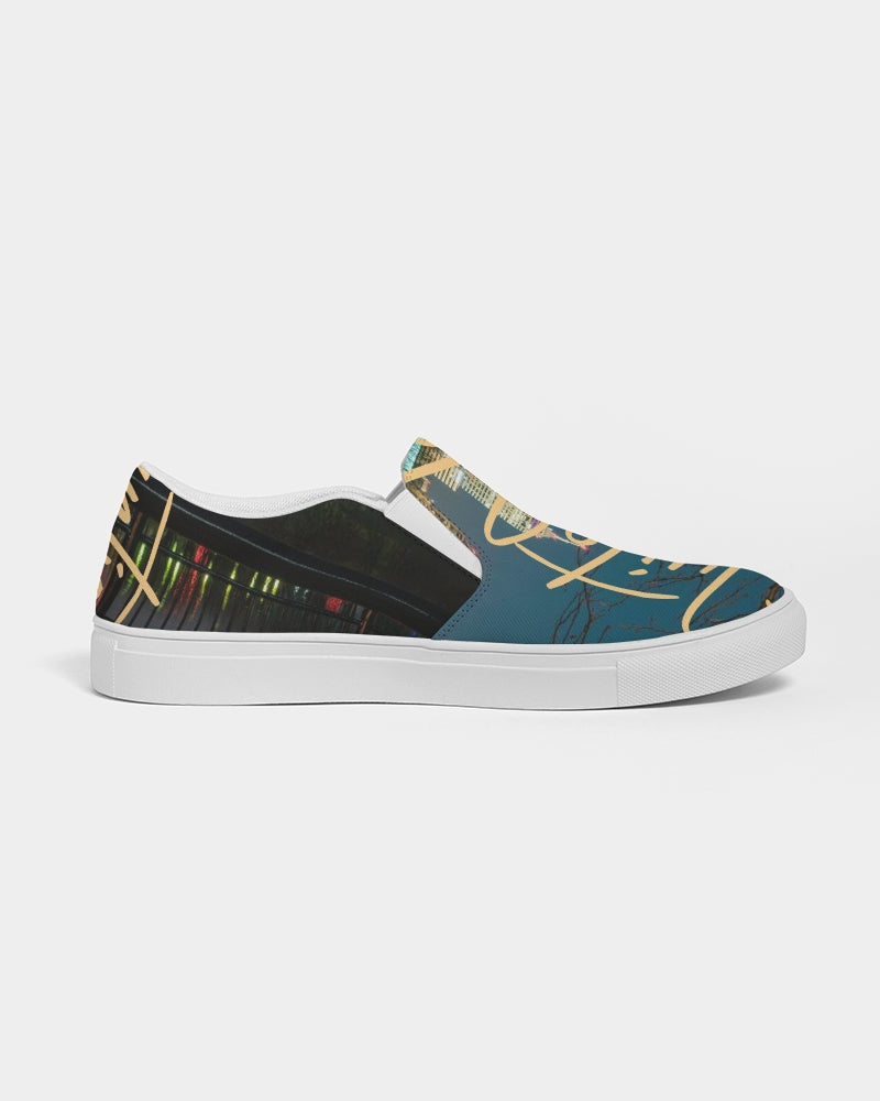 Quito Valantio "Taste of Indianapolis" Men's Slip-On Canvas Shoe