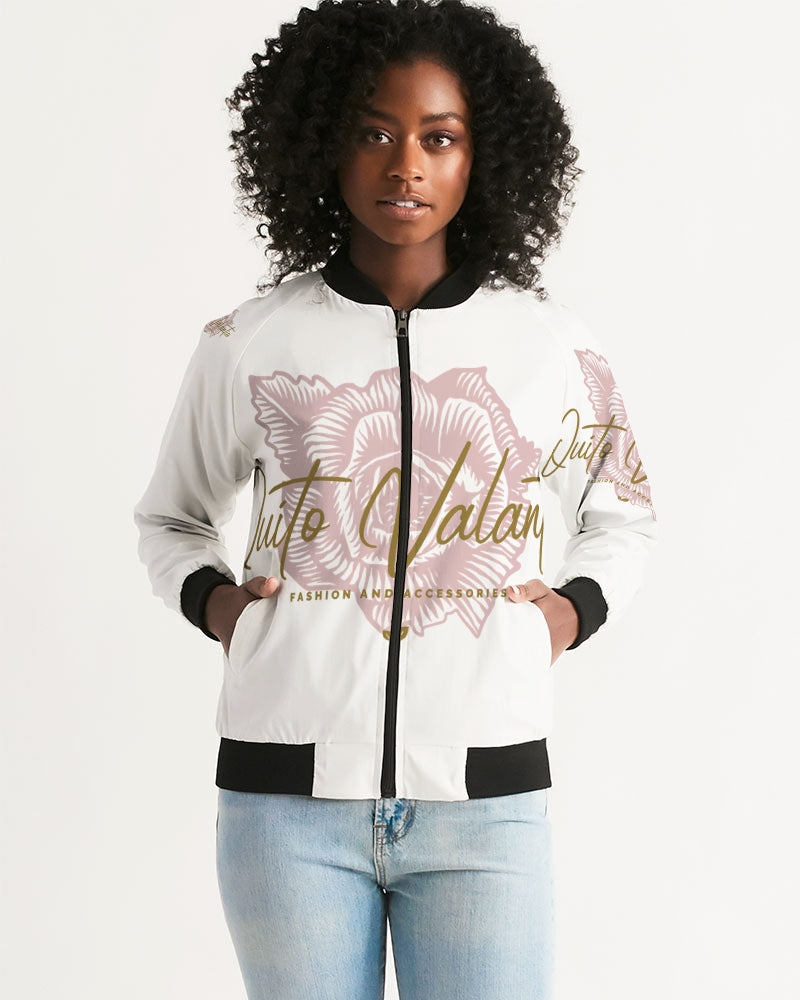 Quito Valantio! Florence nites. Women's Bomber Jacket