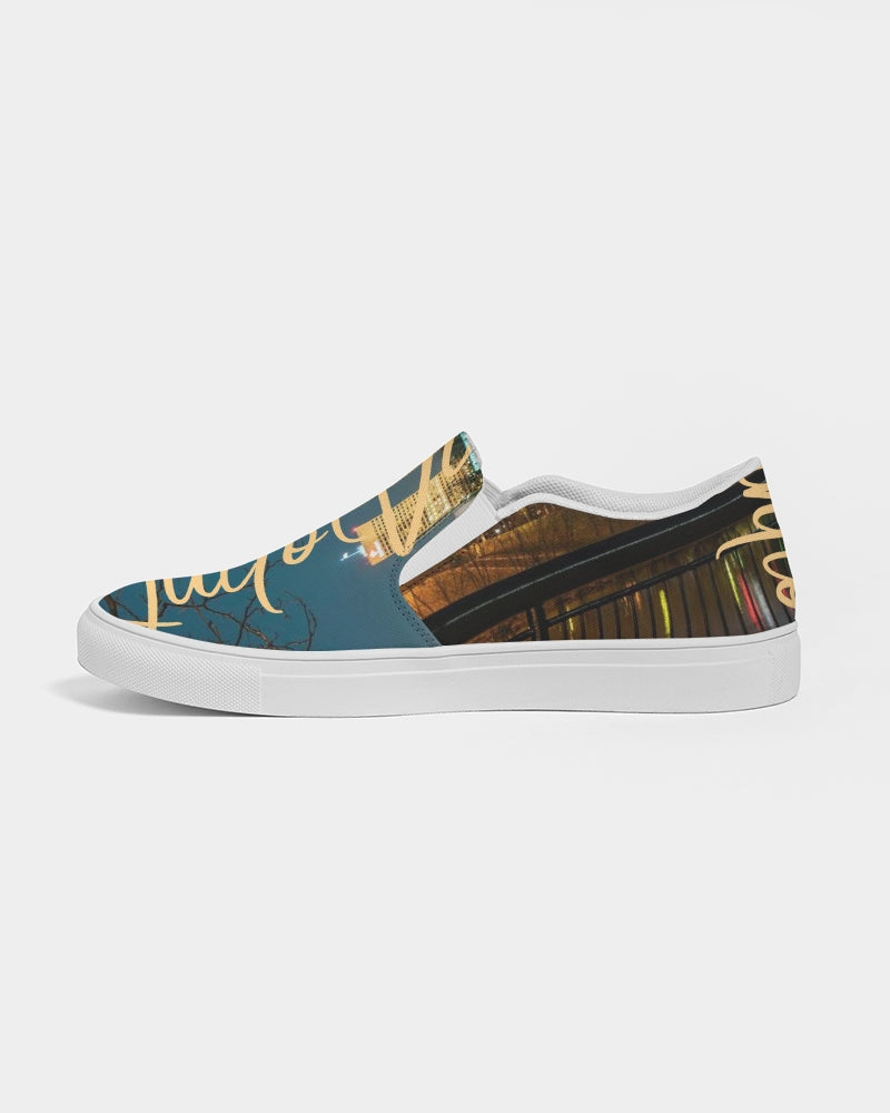 Quito Valantio "Taste of Indianapolis" Men's Slip-On Canvas Shoe