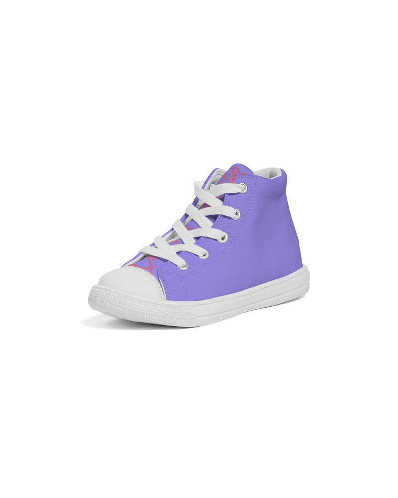 Quito Valantio "purpmidst collection" Kids Hightop Canvas Shoe