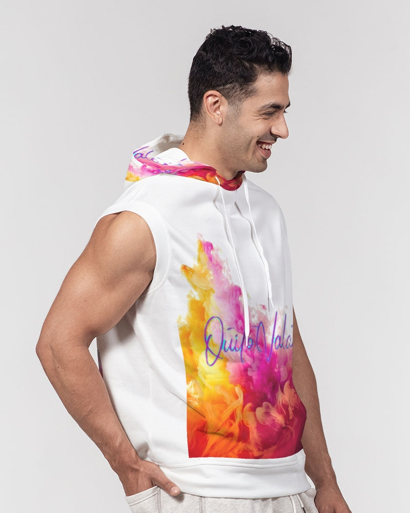 Quito Valantio!"Drip":Edition. Men's Premium Heavyweight Sleeveless Hoodie