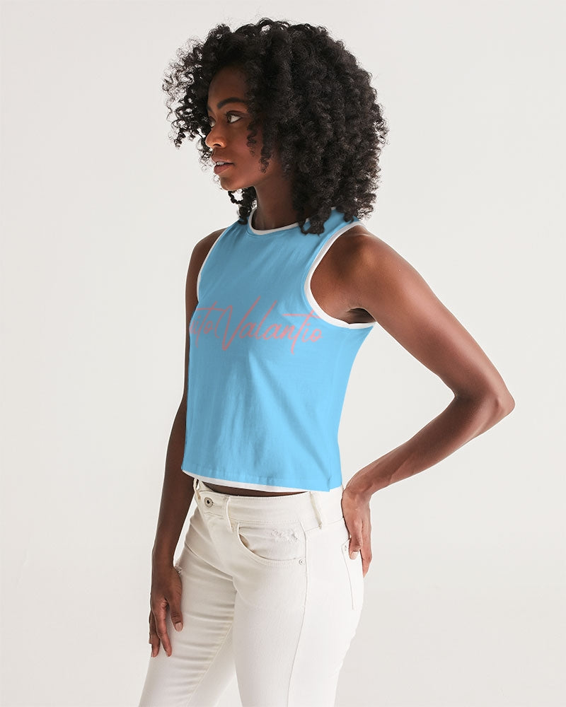 Quito Valantio!"soft tones "collection. Women's Cropped Tank