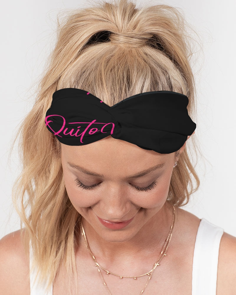 QuitoValantio! "Taste of pinc reign."edition. Twist Knot Headband Set