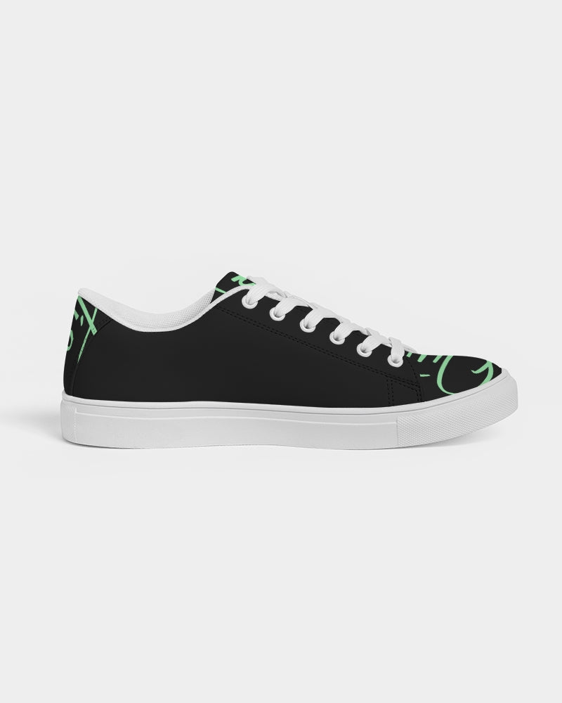 Quito Valantio "Taste of Darc mint "Collections Men's Faux-Leather Sneaker