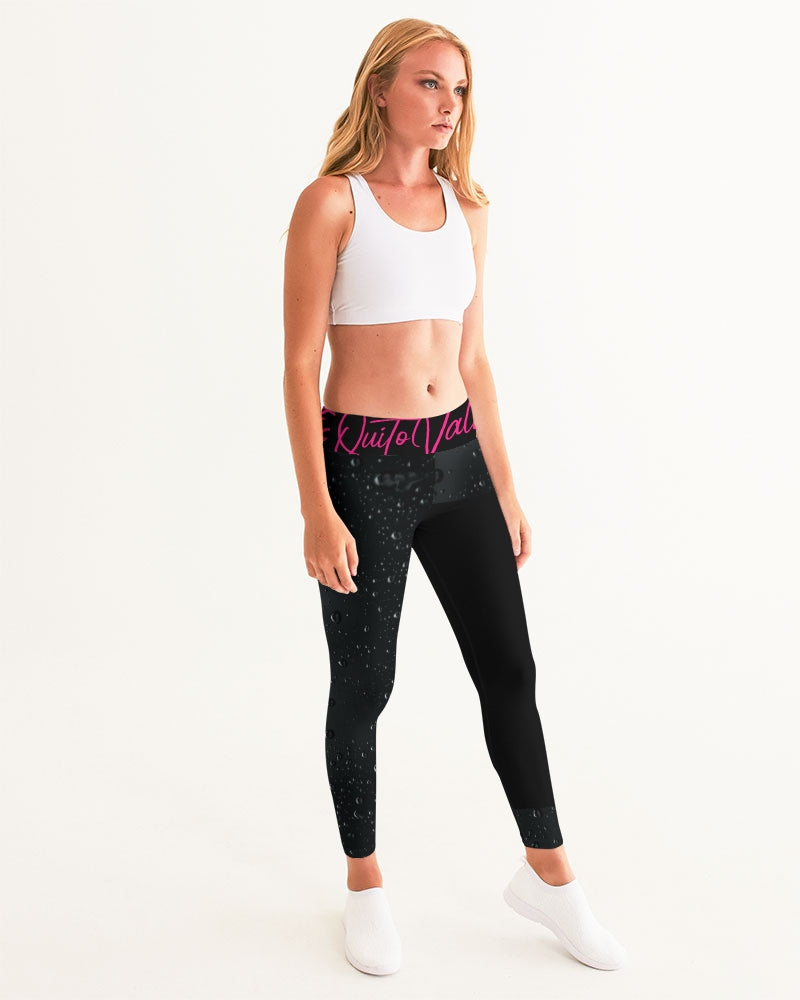 QuitoValantio! "Taste of pinc reign."edition. Women's Yoga Pants