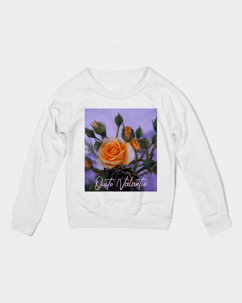 QuitoValantio!"PeachRoses"collections. Kids Graphic Sweatshirt