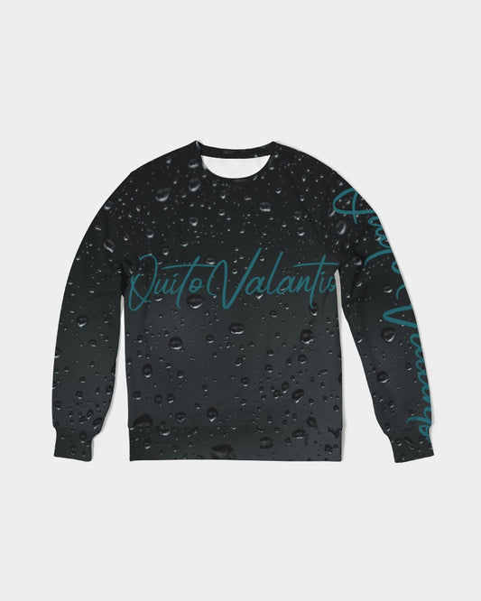 QuitoValantio! "Taste of pinc reign."edition. Men's Classic French Terry Crewneck Pullover