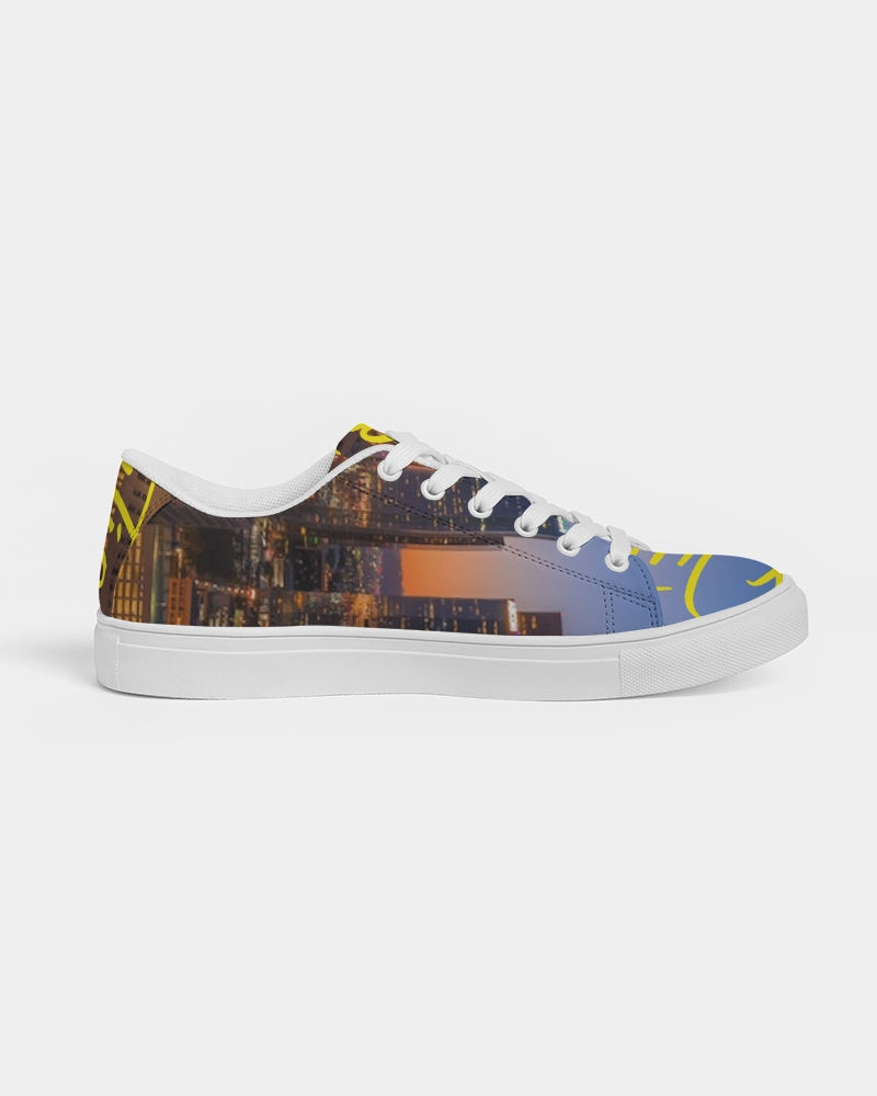 Quito Valantio "Taste of Los Angeles" Men's Faux-Leather Sneaker