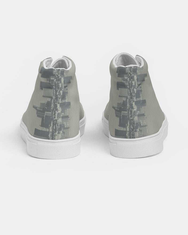 QuitoValantio!"A Taste of Losangeles"#3edition. Men's Hightop Canvas Shoe