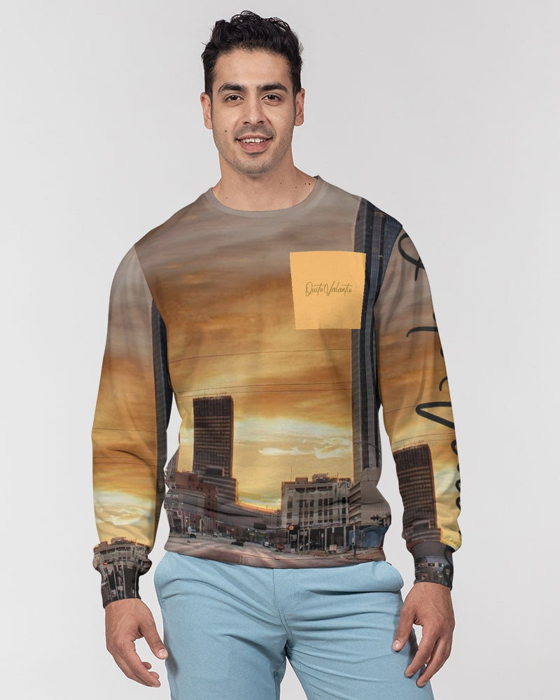 QuitoValantio!"Taste of Oklahoma City"Collection. Men's Classic French Terry Crewneck Pullover