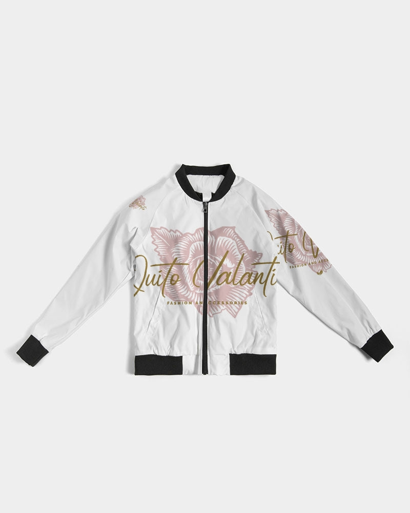 Quito Valantio! Florence nites. Women's Bomber Jacket