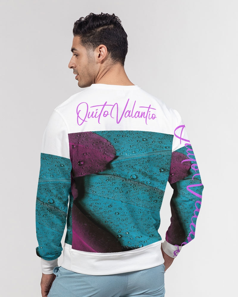 QuitoValantio!"Limited edition Plumleaf" Men's Classic French Terry Crewneck Pullover