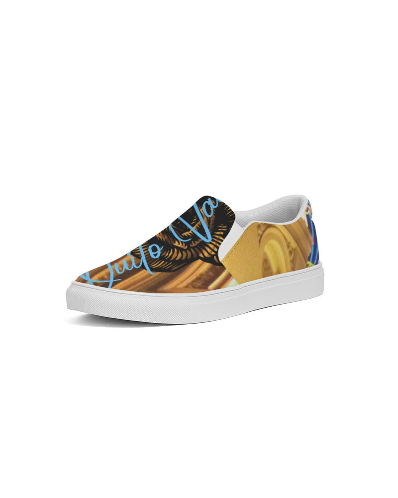 QuitoValantio!Taste of Vegas collection. Men's Slip-On Canvas Shoe