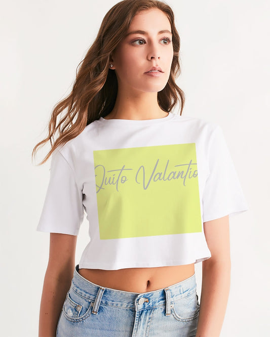 Quito Valantio "Soft tones"(2) edition Women's Cropped Tee