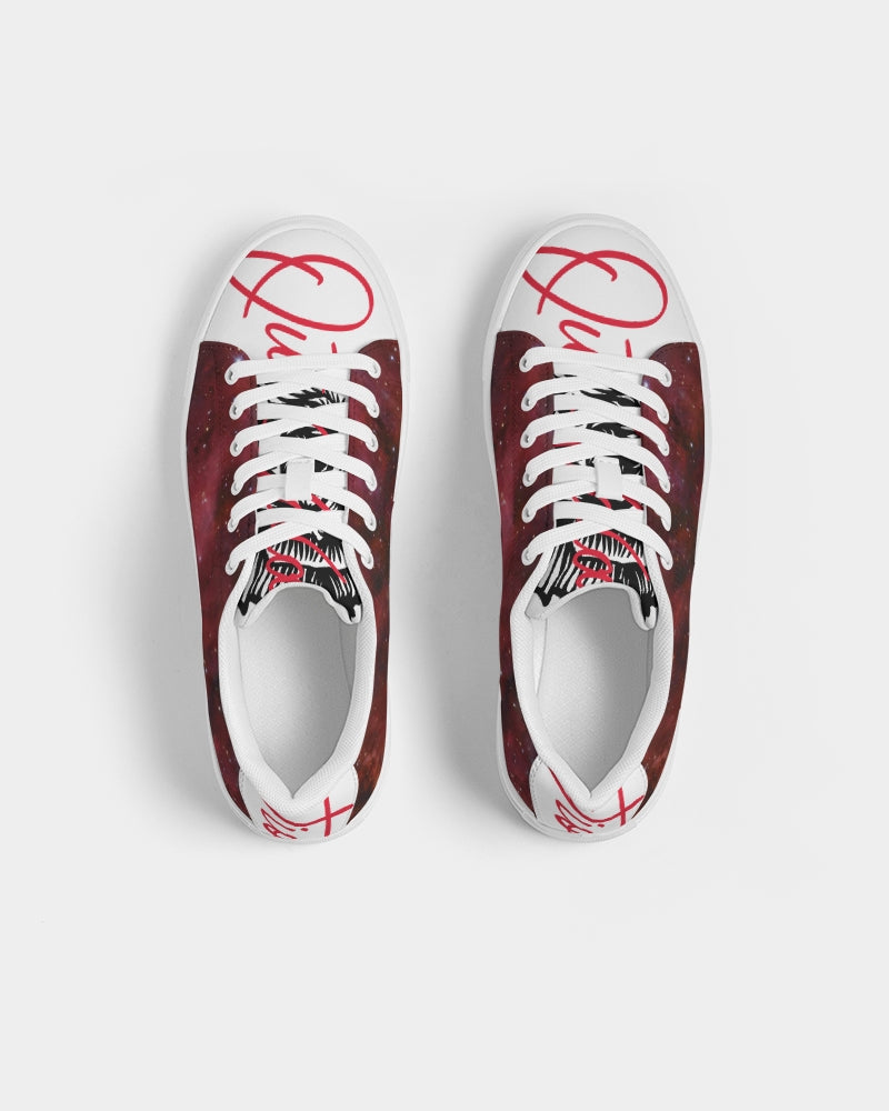 QuitoValantio!"Red passion"collection. Men's Faux-Leather Sneaker