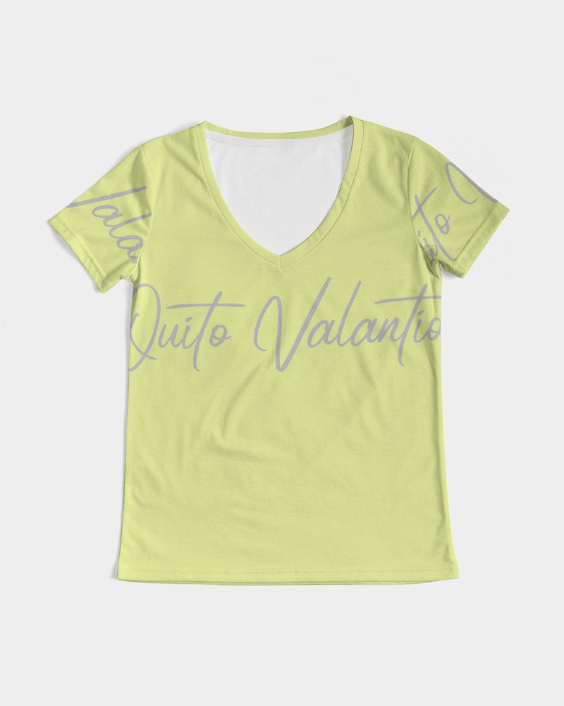 Quito Valantio "Soft tones"(2) edition Women's V-Neck Tee