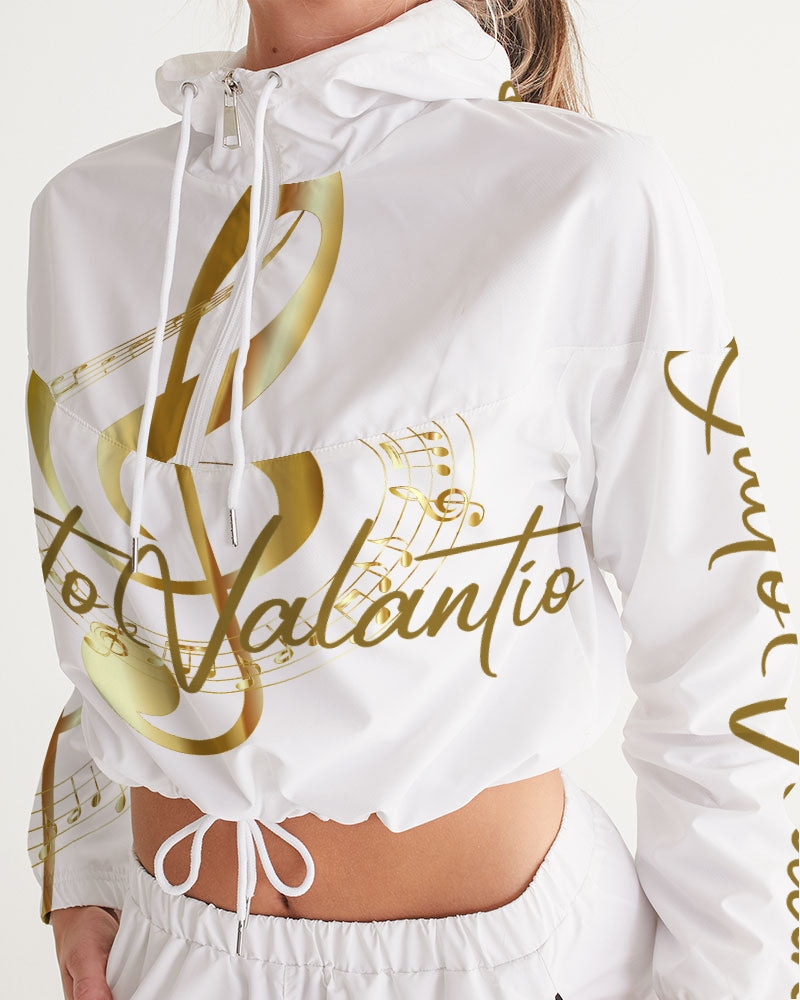 QUITO VALANTIO  "TREY-DPG" LIMITED EDITION WOMEN'S CROPPED WINDBREAKER