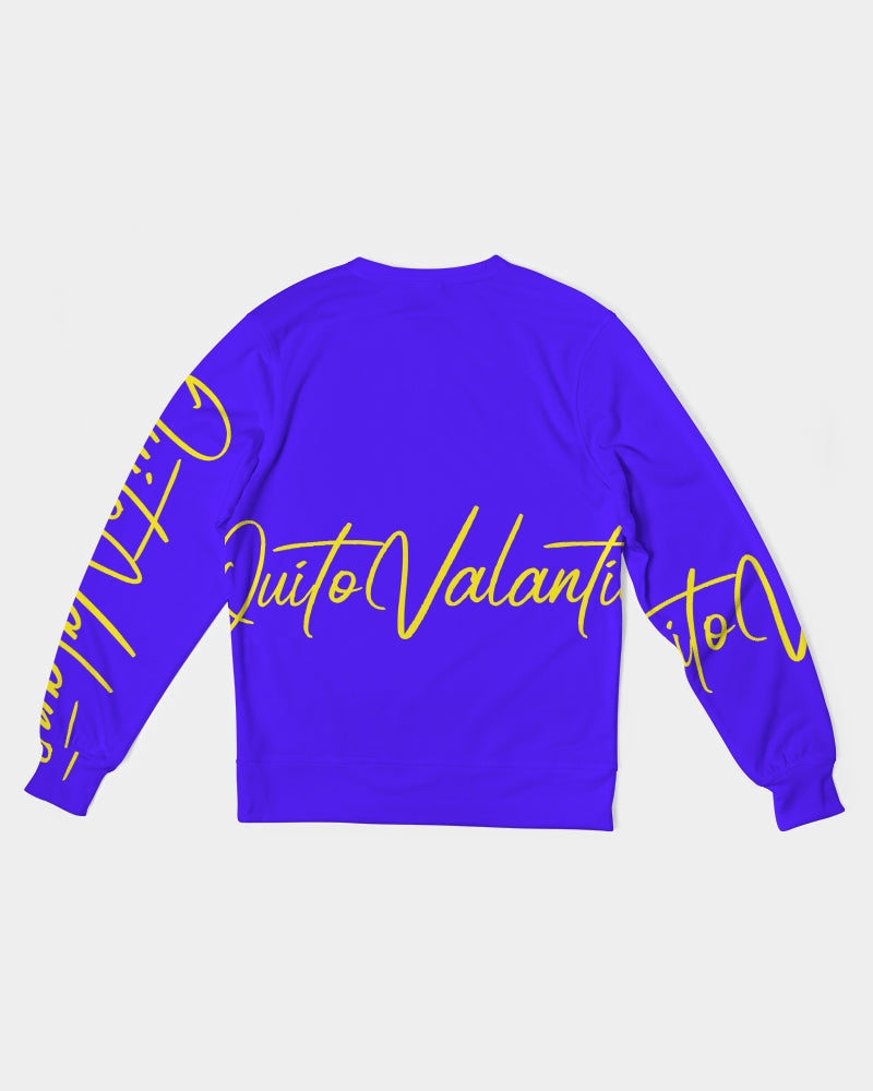 QuitoValantio!"Pacific coast"edition. Men's Classic French Terry Crewneck Pullover