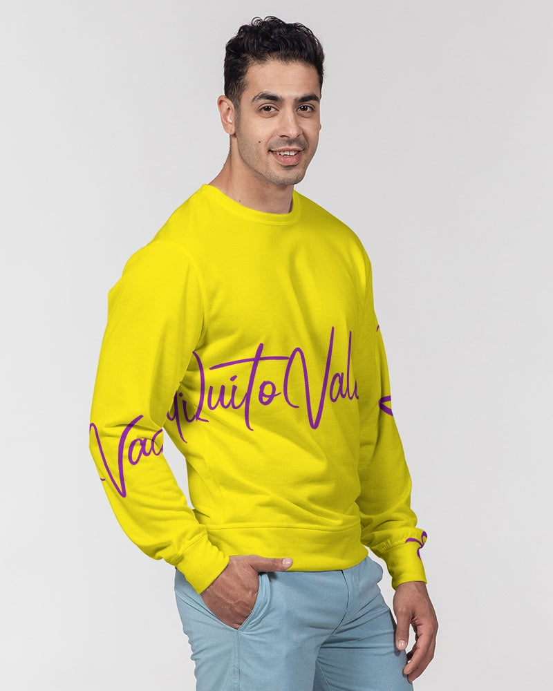 QuitoValantio!"A Taste of L.A." Men's Classic French Terry Crewneck Pullover