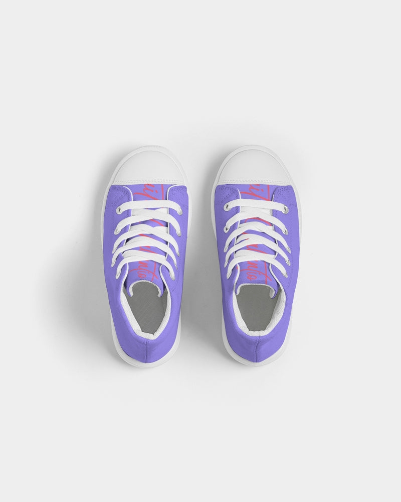 Quito Valantio "purpmidst collection" Kids Hightop Canvas Shoe