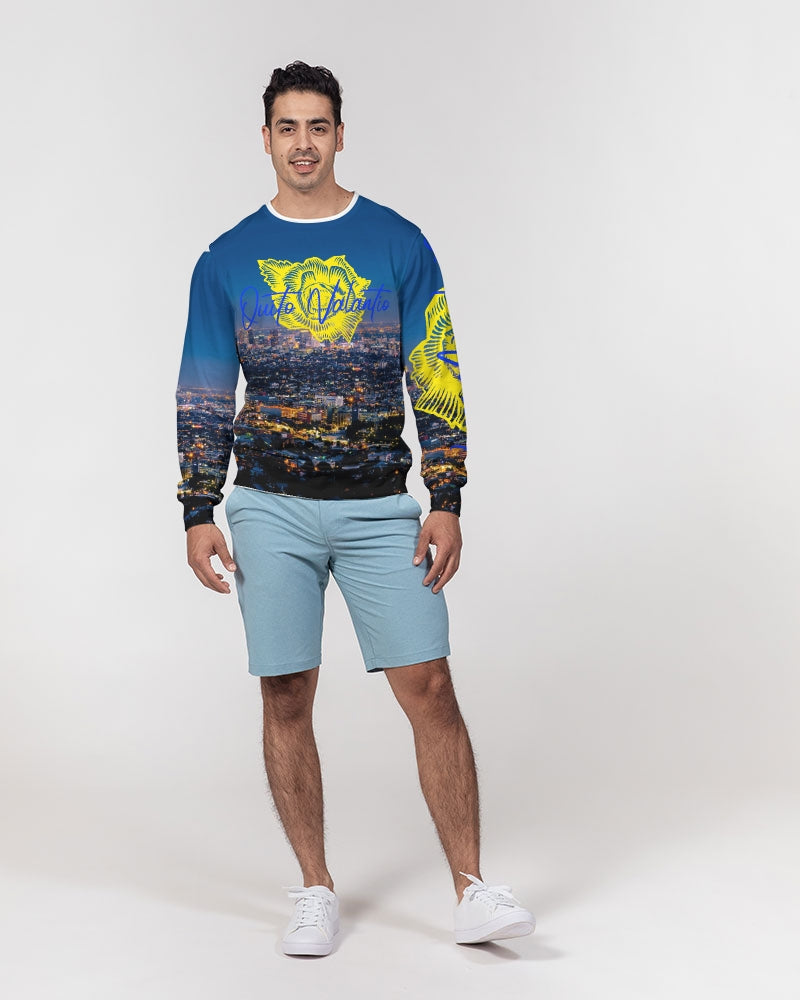 QuitoValantio!A taste of Los Angeles. Men's Classic French Terry Crewneck Pullover