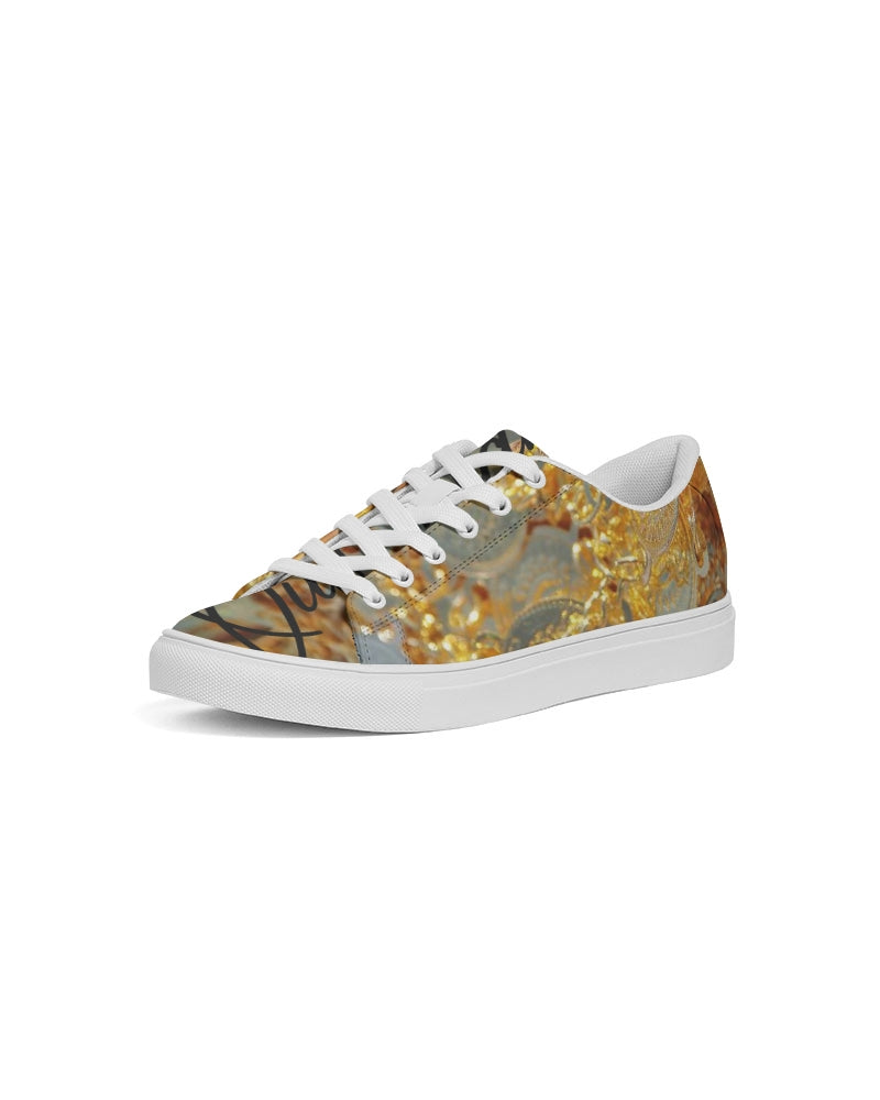 QuitoValantio!"coins"collection. Men's Faux-Leather Sneaker